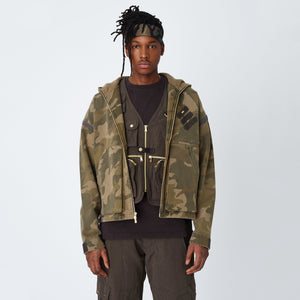 Kith Full-Zip Cargo Hoodie - Camo