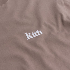 Kith Summer Serif L/S Tee - Cinder