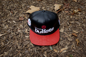 JUST DON Baltimore Bullets Logo - Leather / Red