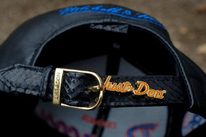 JUST DON Denver Broncos Script Logo - Leather / Black