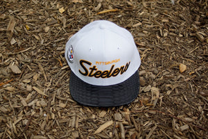 JUST DON Pittsburgh Steelers Script Logo - White / Black