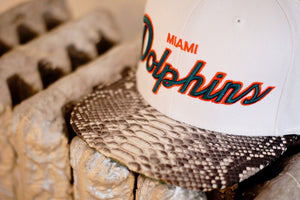 JUST DON Miami Dolphins Script - White / Natural