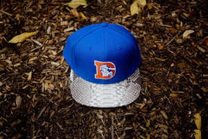 JUST DON Denver Broncos Logo - Royal / Natural