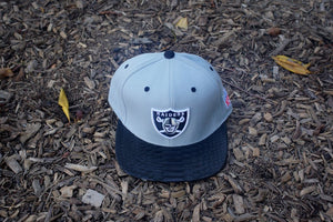 JUST DON Oakland Raiders Logo - Grey / Black