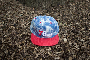 JUST DON Philadelphia 76ers - Acid Wash / Red