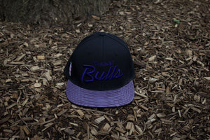 JUST DON Bulls Script - Black / Purple