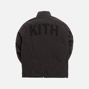 Kith Solid Militia Jacket Crinkle Nylon - Espresso