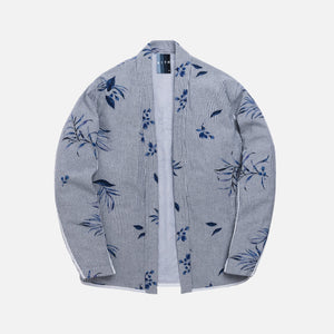 Kith Floral Print Seersucker Kimono Jacket - Blue