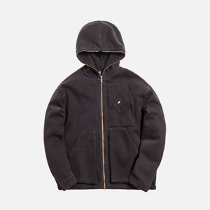 Kith Full-Zip Cargo Hoodie - Espresso