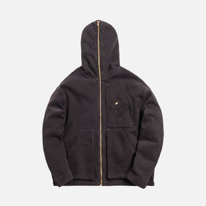 Kith Full-Zip Cargo Hoodie - Espresso