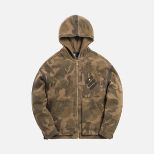 Kith Full-Zip Cargo Hoodie - Camo