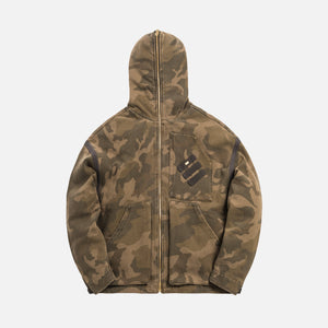 Kith Full-Zip Cargo Hoodie - Camo