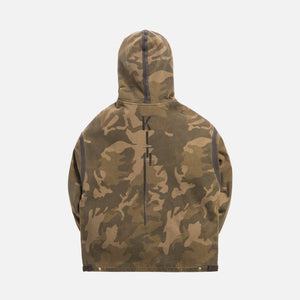 Kith Full-Zip Cargo Hoodie - Camo