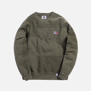 Kith x Russell Athletic Reverse Crewneck - Climbing Ivy