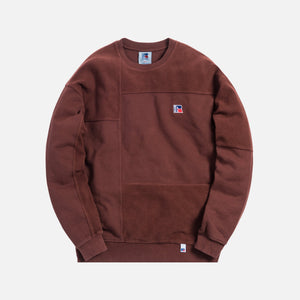 Kith x Russell Athletic Reverse Crewneck - Decadent Chocolate