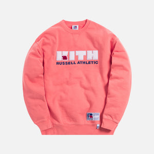 Kith x Russell Athletic Varisty Logo Crewneck - Baroque Rose