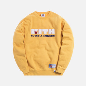 Kith x Russell Athletic Varisty Logo Crewneck - Golden Apricot