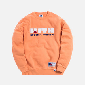 Kith x Russell Athletic Varisty Logo Crewneck - Muskmelon