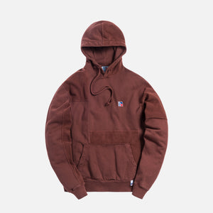 Kith x Russell Athletic Reverse Hoodie - Decadent Chocolate