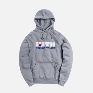 Kith x Russell Athletic Varsity Logo Hoodie - Quarry