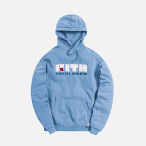 Kith x Russell Athletic Varsity Logo Hoodie - Blue Shadow