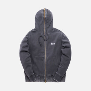 Kith Williams Crystal Wash Hoodie - Asphalt