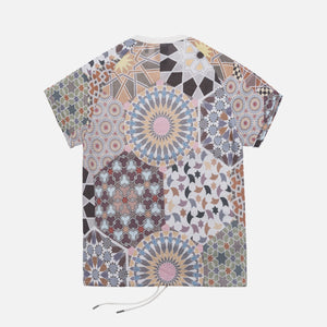 Kith Howard Moroccan Tile Print Seersucker Tee - Multi