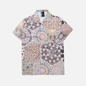 Kith Moroccan Tile Print Seeksucker Camp Shirt - Multi