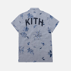 Kith Floral Seeksucker Camp Shirt - Blue