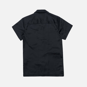 Kith Camp Collar Satin Shirt - Black