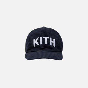 Kith 5-Panel Pinch Crown Seersucker Cap - Navy