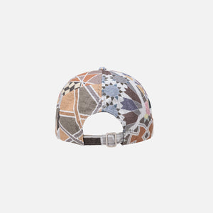 Kith 5-Panel Pinch Crown Seersucker Cap - Tile / Multi