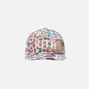 Kith 5-Panel Pinch Crown Seersucker Cap - Tile / Multi