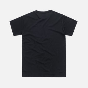 Kith Pigment Dyed Serif Logo Tee - Black