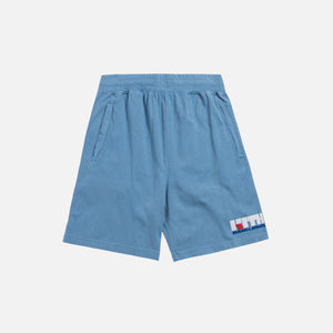 Kith x Russell Athletic Jersey Varsity Logo Shorts - Blue Shadow