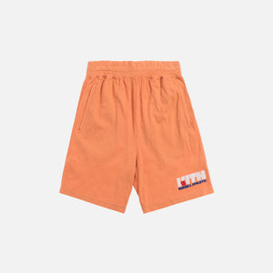 Kith x Russell Athletic Jersey Varsity Logo Shorts - Muskmelon