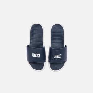 Kith Beach Slides - Navy