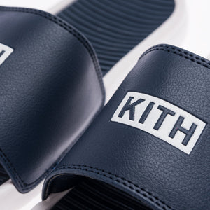 Kith Beach Slides - Navy